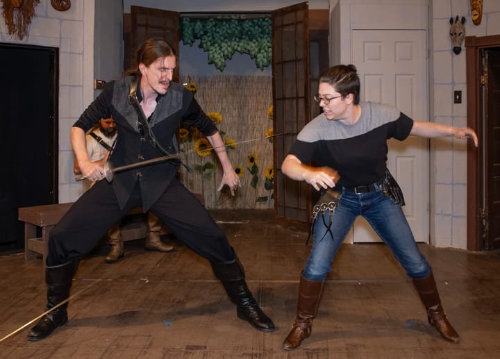 A new, minimalist adaptation of 'Cyrano de Bergerac' is on stage at Kechi Playhouse